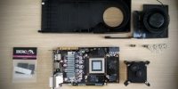 Mod GPU, montaje de bloque RL universal Ibercool y conversión a refrigeración Híbrida (Aire/Agua)