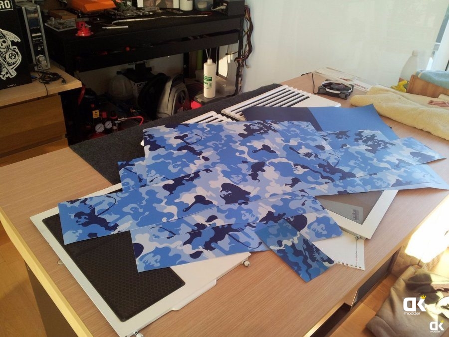Carbide Series Corsair Air 240 mod, Vinilo Adhesivo