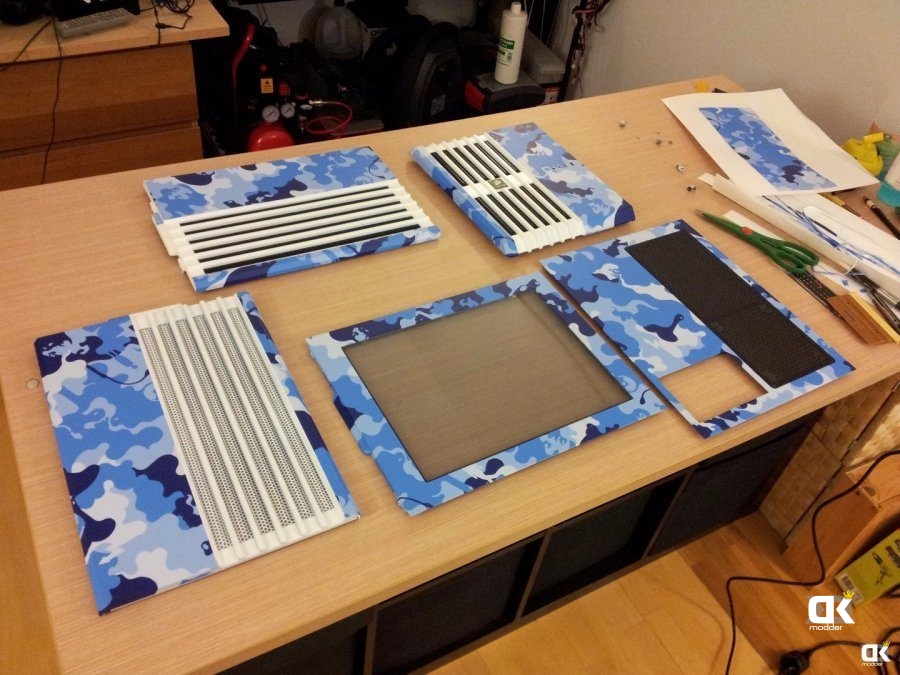 Carbide Series Corsair Air 240 mod, Vinilo Adhesivo